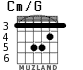 Cm/G para guitarra