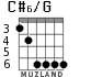 C#6/G para guitarra - versión 2