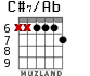 C#7/Ab para guitarra - versión 2