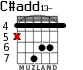 C#add13- para guitarra - versión 2