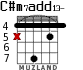 C#m7add13- para guitarra - versión 2