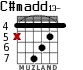 C#madd13- para guitarra - versión 3