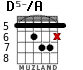 D5-/A para guitarra - versión 2