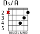 D6/A para guitarra - versión 2