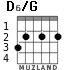 D6/G para guitarra - versión 2