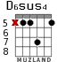 D6sus4 para guitarra - versión 3