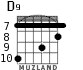 D9 para guitarra - versión 6