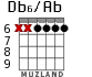 Db6/Ab para guitarra - versión 3