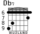 Db7 para guitarra - versión 4