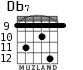 Db7 para guitarra - versión 5