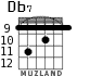 Db7 para guitarra - versión 6