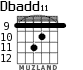 Dbadd11 para guitarra - versión 3