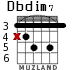Dbdim7 para guitarra - versión 3