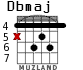 Dbmaj para guitarra - versión 2