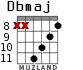 Dbmaj para guitarra - versión 4