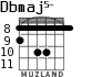 Dbmaj5- para guitarra - versión 4