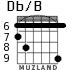 Db/B para guitarra - versión 3