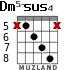 Dm5-sus4 para guitarra - versión 3