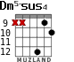 Dm5-sus4 para guitarra - versión 4