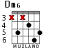 Dm6 para guitarra - versión 3