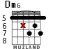 Dm6 para guitarra - versión 5