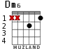 Dm6 para guitarra