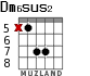 Dm6sus2 para guitarra - versión 3