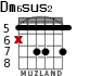 Dm6sus2 para guitarra - versión 4