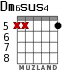 Dm6sus4 para guitarra - versión 2