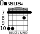 Dm6sus4 para guitarra - versión 6