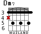 Dm7 para guitarra - versión 2