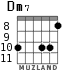 Dm7 para guitarra - versión 7