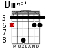 Dm75+ para guitarra - versión 3