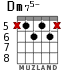 Dm75- para guitarra - versión 5