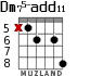 Dm75-add11 para guitarra - versión 1
