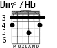 Dm75-/Ab para guitarra - versión 1