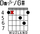 Dm75-/G# para guitarra - versión 3