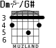 Dm75-/G# para guitarra - versión 1