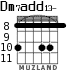 Dm7add13- para guitarra - versión 3