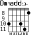 Dm7add13- para guitarra - versión 4