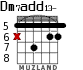 Dm7add13- para guitarra