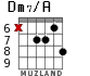 Dm7/A para guitarra - versión 7