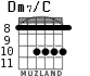 Dm7/C para guitarra - versión 7