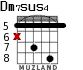 Dm7sus4 para guitarra - versión 3