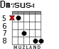 Dm7sus4 para guitarra - versión 4
