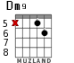Dm9 para guitarra - versión 3