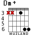 Dm+ para guitarra - versión 3