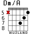 Dm/A para guitarra - versión 2