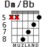 Dm/Bb para guitarra - versión 4