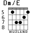 Dm/E para guitarra - versión 6